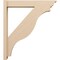 Ekena Millwork 6-in W x 34-in D x 38-in H Funston Trad Rough Cedar Woodgrain TimberThane Outlooker, Primed Tan OUTUR060X34X38FST04RCPR - alternate 2